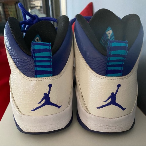Authentic Air Jordan X “Charlotte Hornets” Mens 10.5 Basketball Shoes (No Box) - Picture 7 of 10